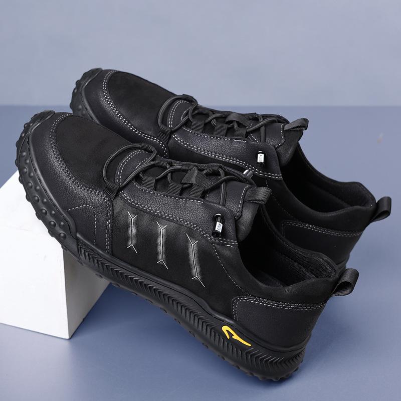 Британская ретро уличная обувь Martin, рабочие комбинезоны, мужская осенняя повседневная кожаная обувь ручной работы, мужская новая одинарная обувь 2025 года