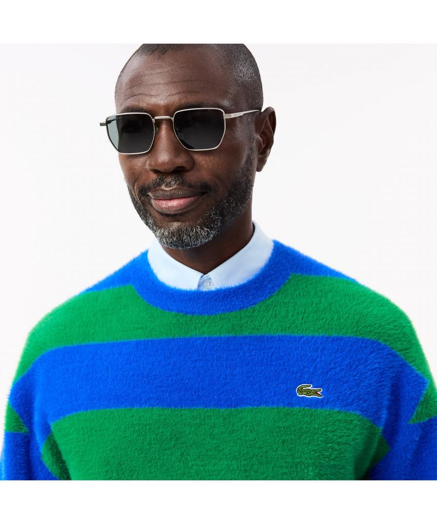 LACOSTE Мужской двусторонний полосатый пуловер Ah2915-54N Icj