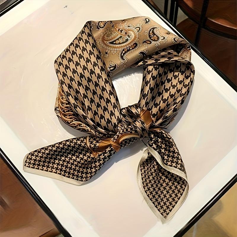Luxury Brand Skinny Neckerchief Scarf For Women Satin Silk Ribbons Bandana Ladies Neck Tie Wrist Wrap Shawl Echarpe