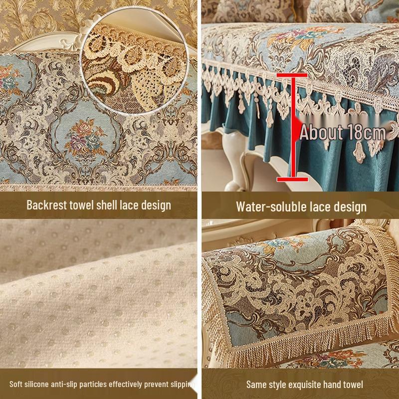 Роскошная европейская нескользящая подушка и чехол для дивана из натуральной кожи