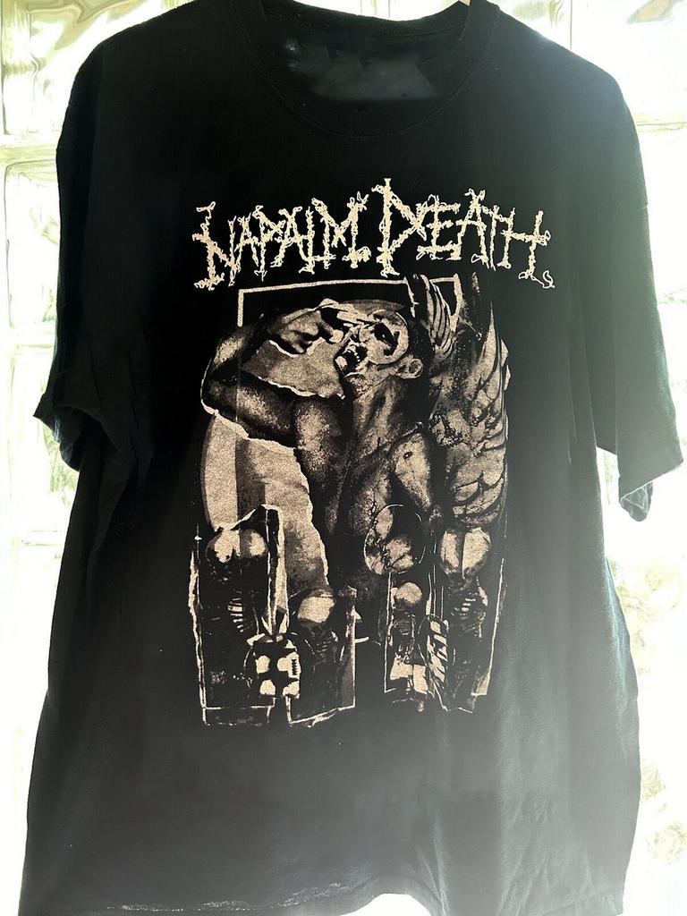 Napalm Death Band Death Tour Concert Short Sleeve Tee Shirt SB237