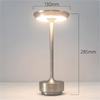 Aluminum Alloy LED Lamp Night Light Infinitely Dimmable Atmosphere Retro Portable Cordless Rechargeable Touch Desk Lamp For Bar