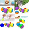 Toy Squeaky Dog Balls Rubber Durable Bouncy Chew Ball Puppy Play Tpr Outdoor