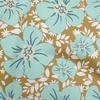 Georgette Viscose Dark Olive Green Fabric Floral Fabric For Sewing Printed Craft Fabric By The Yard 42 Inch