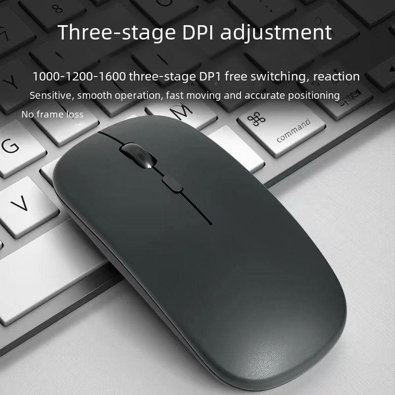 Бесшумная двухрежимная беспроводная Bluetooth-мышь для устройств Huawei (Мобильный телефон, планшет, ноутбук) - Возможность подзарядки для использования в офисе и бизнесе