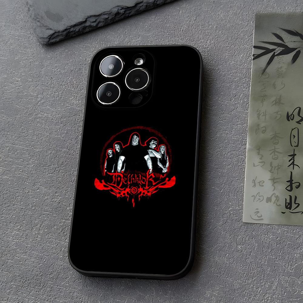 Чехол для телефона с музыкой Dethkloks Funda Для Iphone 13 17 16 11 15ProMax 14 12 Pro Xs Max Mini Xr X 7 8 6 6s Plus Чехлы