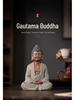 Керамическая статуэтка Дзен-Буддиста: Настольное украшение Будда Шакьямуни для декора прихожей дома