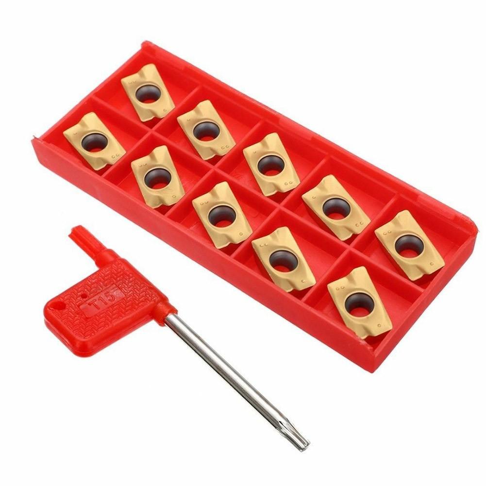 10 шт. сменные пластины APMT1604 DP5320 25R0.8 твердосплавные пластины CNC Gold Tool Kit