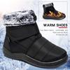 Fashion Fashion Snow Boots for Women Faux Fur Plush Winter Waterproof Ankle Boots Woman Comfortable Non-Slip Warm Cotton Padded Shoes