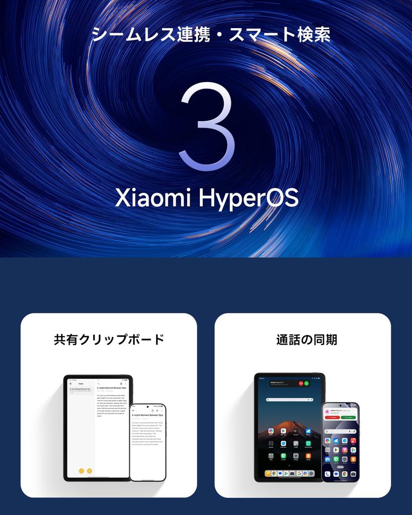 Xiaomi REDMI Pad 2 Графитовый 2K 120 Гц 7600 мАч Snapdragon 6s 4G Gen Расширяемая карта MicroSD до Xiaomi HyperOS Подходит для японской версии