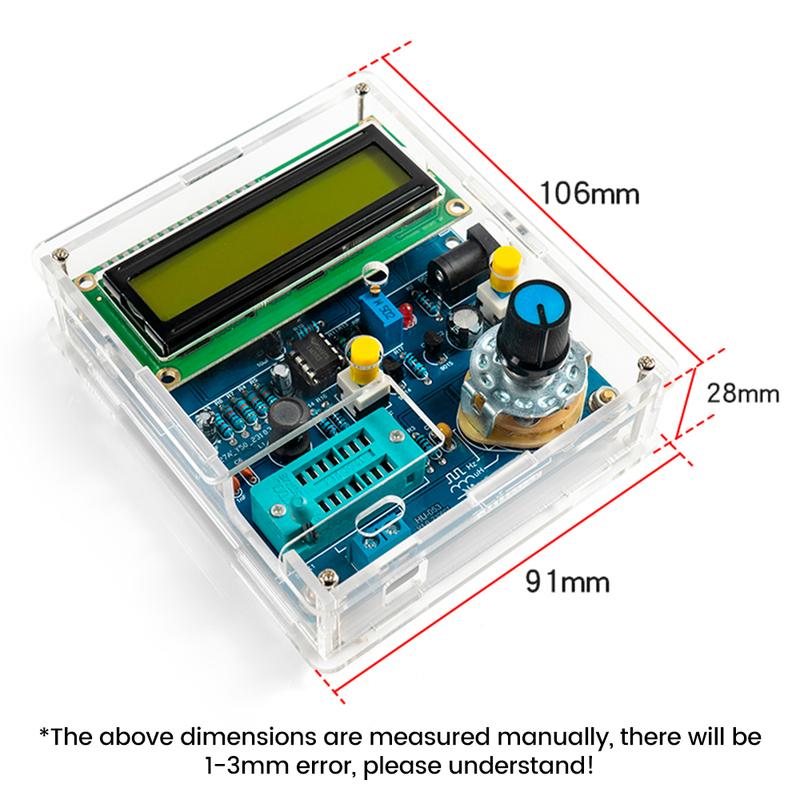 Цифровой измеритель индуктивности и емкости DC5V с высокой точностью, ЖК-частотомер, набор для DIY-электроники