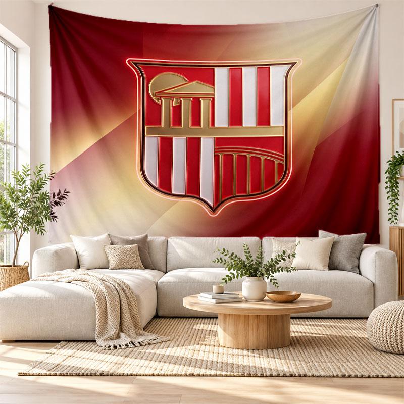 Sunderland Football Wall Tapestry, Soft Fabric Wall Hanging, Decorative Backdrop For Bedroom Home Wall Art