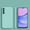 Квадратный мягкий чехол из жидкого силикона для телефона Samsung Galaxy A55 A35 A25 A15 A05 A14 A24 A34 A54 A33 A53 A73 A32 A13 A23 5G