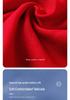 2026 Corporate Event Red Scarf with Custom Logo Embroidery - Anniversary Celebration Shawl