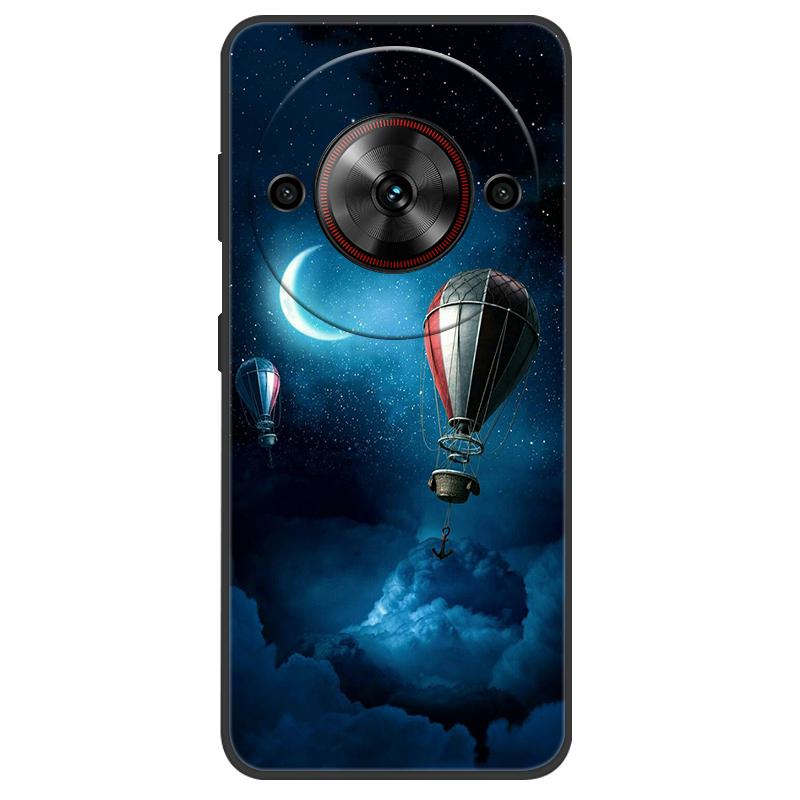 Чехол для ZTE Nubia Focus 5G Чехол с рисунком милого кота Черный силиконовый мягкий чехол для телефона для ZTE nubia Blade A75 5G Задняя крышка Чехол Сумка