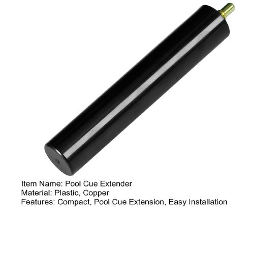 Удлинитель для бильярдного кия 6" Удлинитель для бильярдного кия Пластиковые детали для удлинения шафта для бильярдных аксессуаров