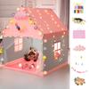 Детская палатка, палатка для дома, игрушка для девочек и мальчиков, подарок на день рождения принцессы, простая сборка, контролируемая, японская [Monomark] для детей [бренд детской] (розовый) (розовый)