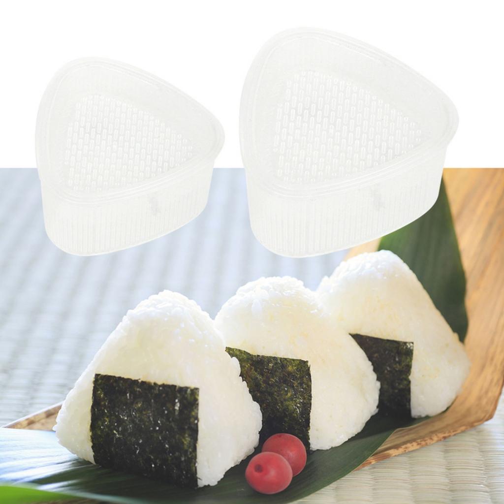 1pc/set Triangular Plastic Sushi Rice Ball Maker Mould Onigiri Mold Set Kitchen Gadgets Stuff Transparent Bento Accessories