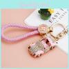Изысканный креативный брелок для ключей в виде кабриолета для женщин с очаровательным дизайном для подарков