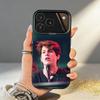 Чехол для телефона певца C-Charlie P-Puth Для iPhone17,16,15,14,13,12,11,Pro,MAX Серый Матовый Силиконовый Черный Чехол
