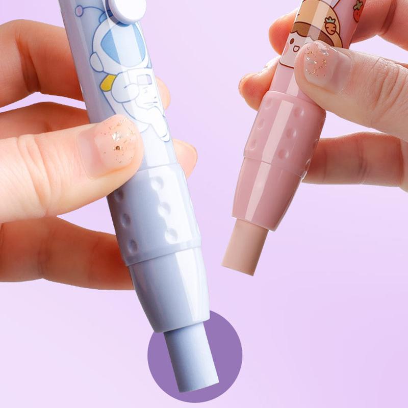 Ластики Выдвижной пресс Карандаш Резиновые корректирующие принадлежности Школьные канцелярские принадлежности