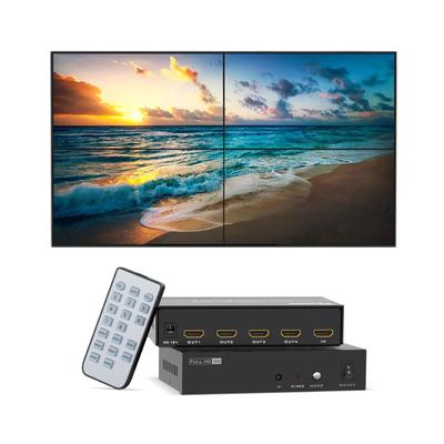 4K Контроллер видеостены HDMI Процессор видеостены для 4 телевизоров Стыковочные дисплеи Поддержка 4x1 HDMI 1 Вход 4 Выхода 2x2, 4K@30Hz 1x1, 1x2, 1x3, 1x4, 2x1,
