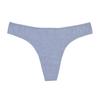 High Quality Comfort Simple Solid Color Ladies Thong Sports Breathable Large Size Women Sassy Sexy Panties Cotton Female Cute Solid Color Underpants