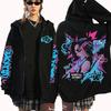 Arcane Jinx Rits Grafische Hoodie Harajuku Hip Hop Trui Tops Sweatshirt Anime Gift