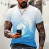 Vintage Men's T Shirt 3d Sparta Print Short Sleeve Tops Summer Street Hip Hop T-shirts For Men Oversized Tee Shirt Man Clothing