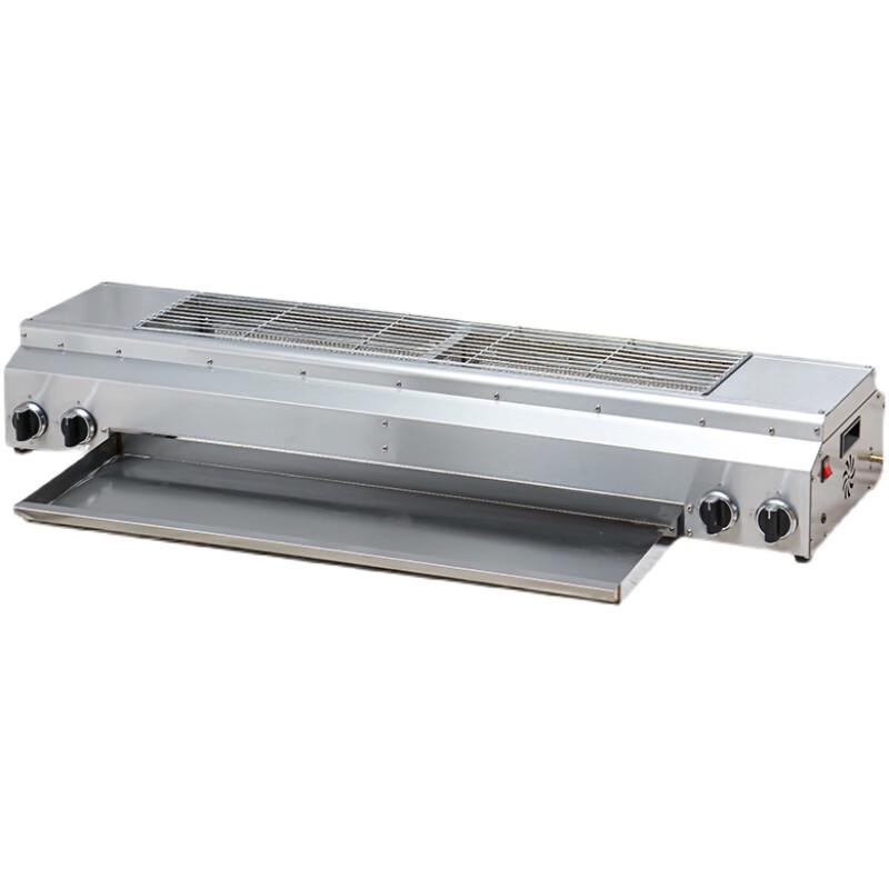 Commercial/Home Gas BBQ Grill with Four Controls and Fan
