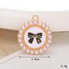 Zinc Alloy Pearl Flower Clog Accessories - DIY Shoe Buckle Decoration