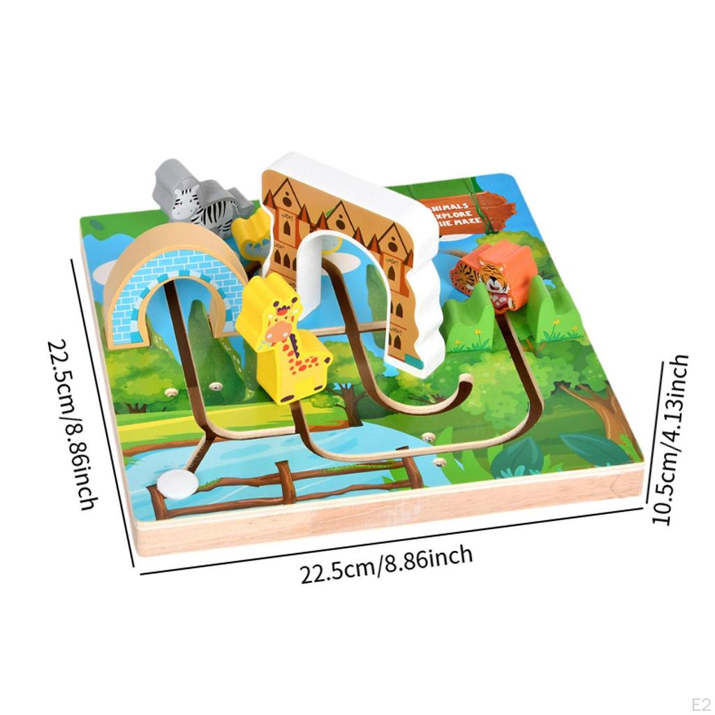 Деревянная головоломка, игрушка-лабиринт, сортировочная деятельность, дошкольный образовательный круг
