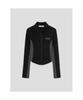8Seconds Color Block Jersey Zip-Up Black
