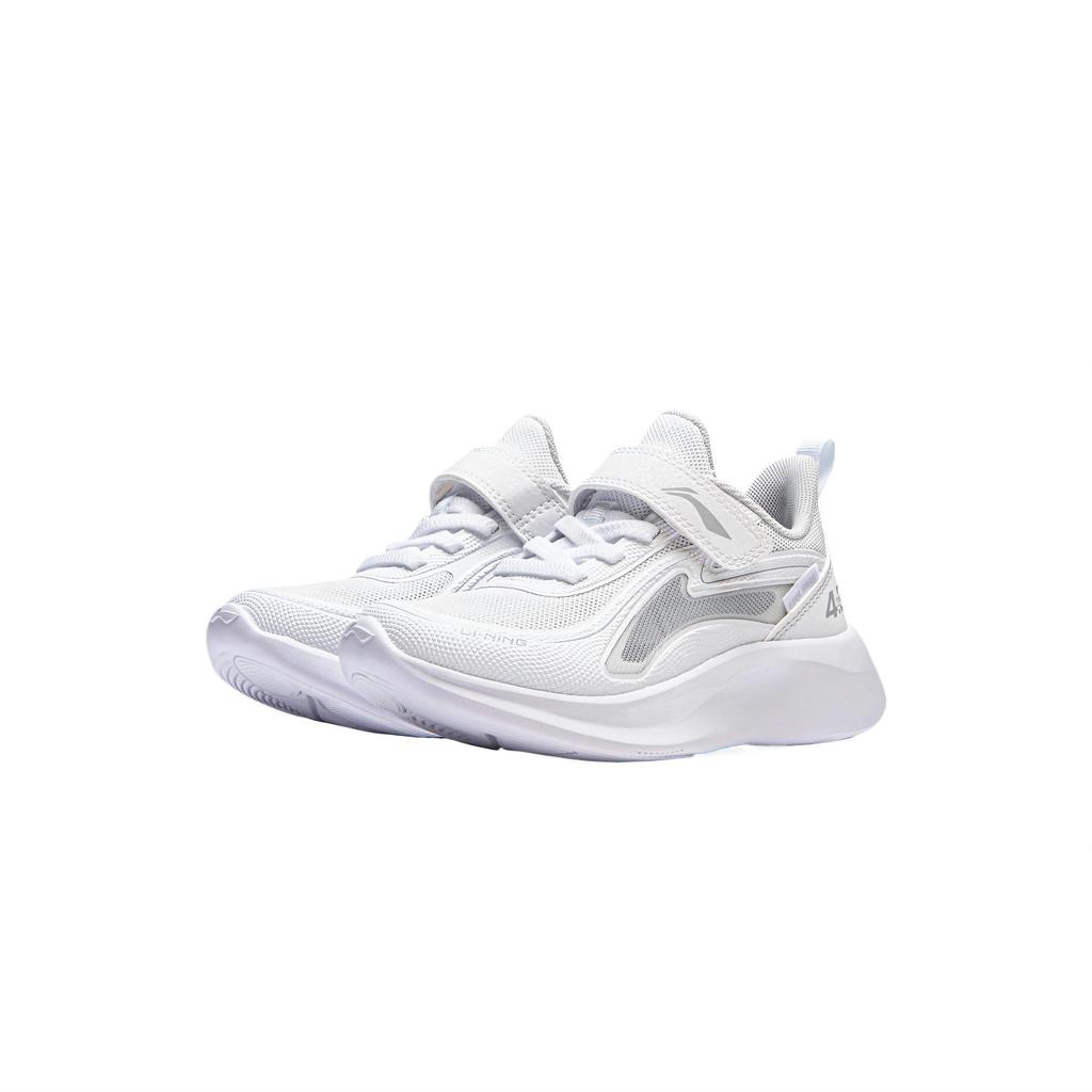 Li Ning Kids Comfortable Soft Fashionable Versatile Low-Top Casual Shoes Kids Sneaker Standard-White YKAU020-5