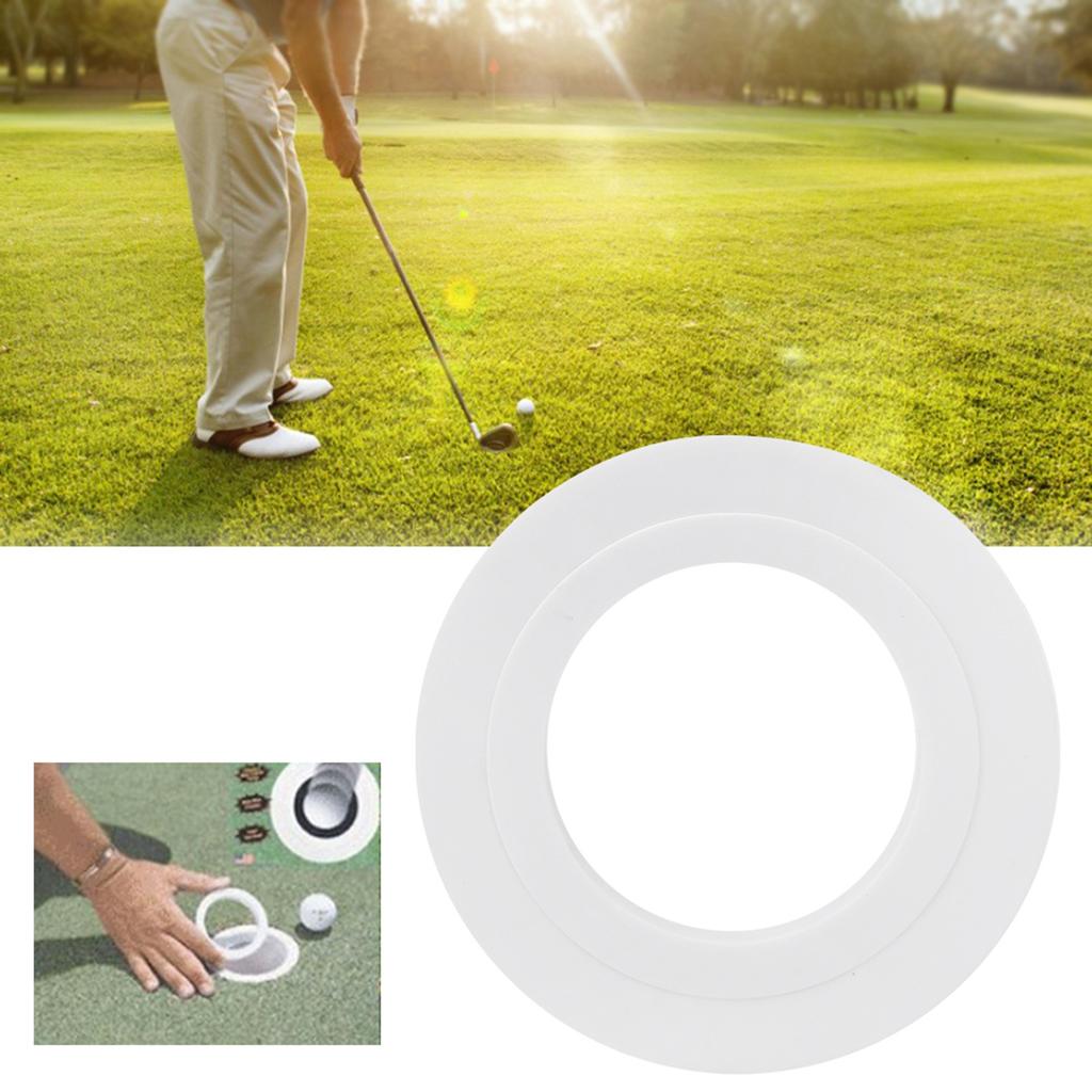 Plastic Diameter Golf Putting Green Hole Cup Ring Training Aid Tool Accessories
