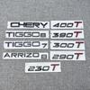3D ABS Черные Буквы Логотип Значок на Багажник Автомобиля Для Chery ARRIZO 8 TIGGO7 PRO PLUS TIGGO8 PRO PLUS OMODA Наклейка с Буквами на Багажник