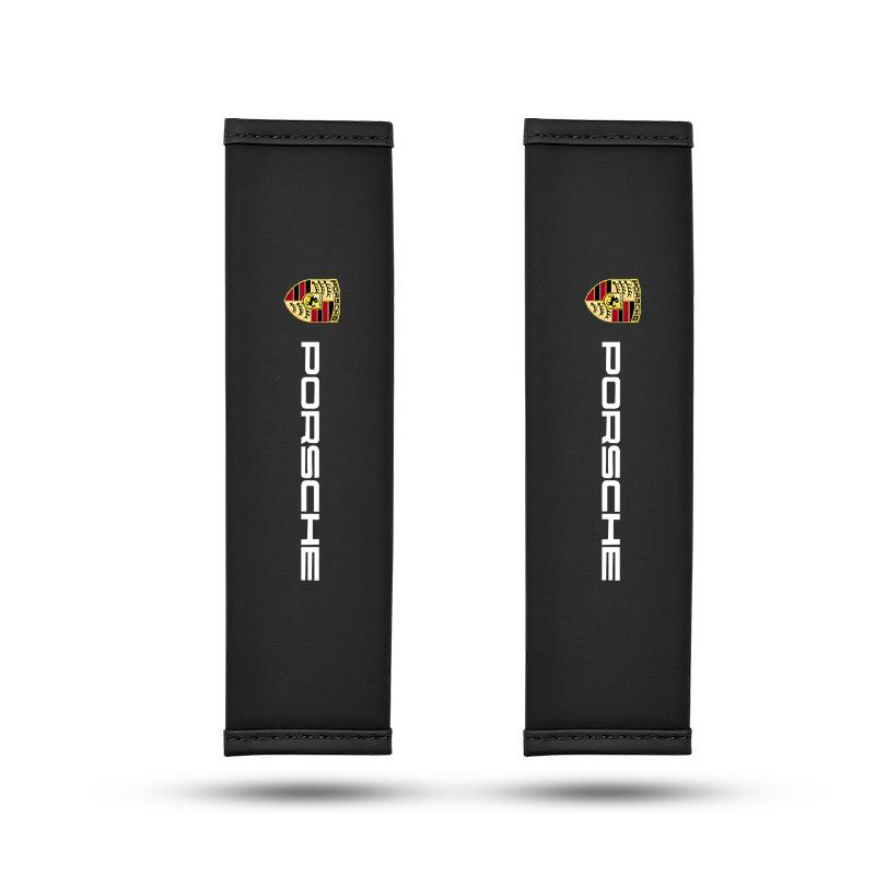 Автомобильная подушка для головы и шеи, защита ремня безопасности, наплечник для Porsche Panamera Cayenne Taycan 911 718 Macan Carrera-GT 928 968