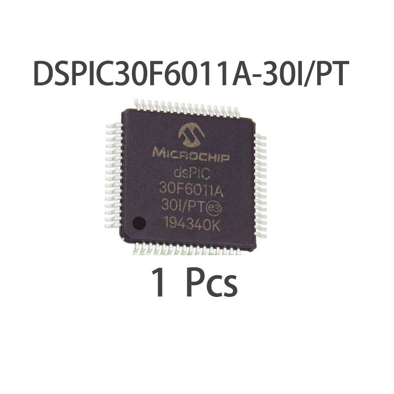 New Original 1/5/10/30/50/100Pcs Dspic30F6011A-30I/PT Surface Mount 64TQFP 30MIPS 16 Bit Digital Signal Controller MCU