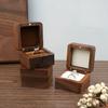 Коробка для колец с круглыми углами, компактный органайзер для ювелирных изделий нескольких стилей, подарочный чехол для колец на день рождения