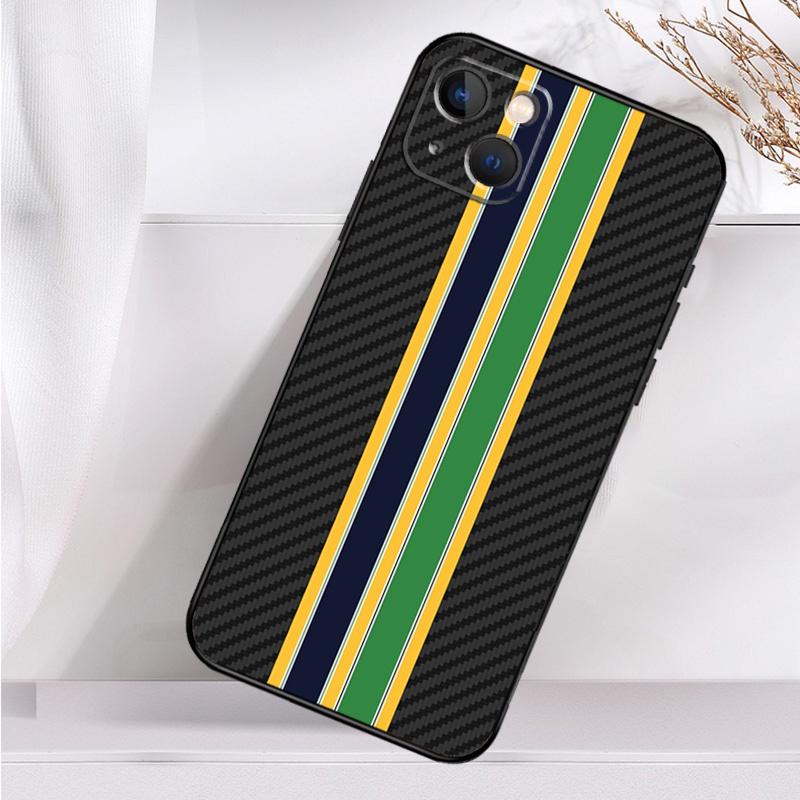 Чехол для телефона Ayrton Senna F1 Racing для iPhone 14 13 12 11 16 15 Pro Max Plus Mini 7 8 X XR XS Max, мягкий чехол