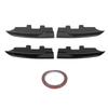 Rear Side Bumper Spoiler Lip Splitter Body Kits Canard Diffuser for 2 Series F22 F23 Sport 2015 To