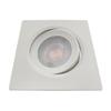 Spot LED encastrable carré blanc 5W IP20 6500K