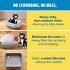 Litter Box Liners: Heavy Duty - Tear  Leak Resistant - Drawstring Close - Jumbo 15 Count