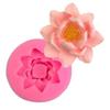 Lotus Shape Cake Mould Handmade Creative Shape Silicone Mold Soap Plaster Decorative Flower Decoration Mould Accessories Tools