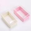 WTEMPO 10PCS 18.5*10*10CM Transparent Lid Rectangular Cake Boxes Dessert Pastry Packaging Boxes Wedding Festival Party Gift Boxes