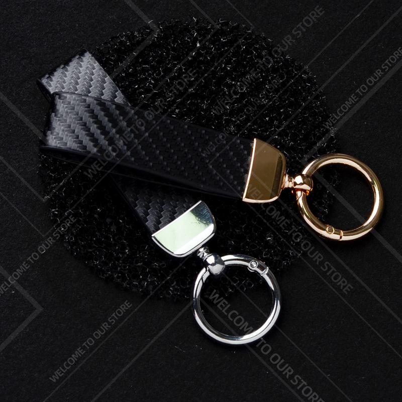 1PCS Motorcycle Keychain For Suzuki Katana GSX 400 600 650 750 1000 F Logo Widget Ornaments Metal Carbon Fiber Leather Key Chain
