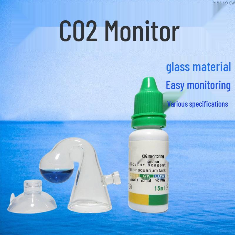 Монитор CO2 для аквариумов с растениями - Стеклянный аквариумный датчик CO2