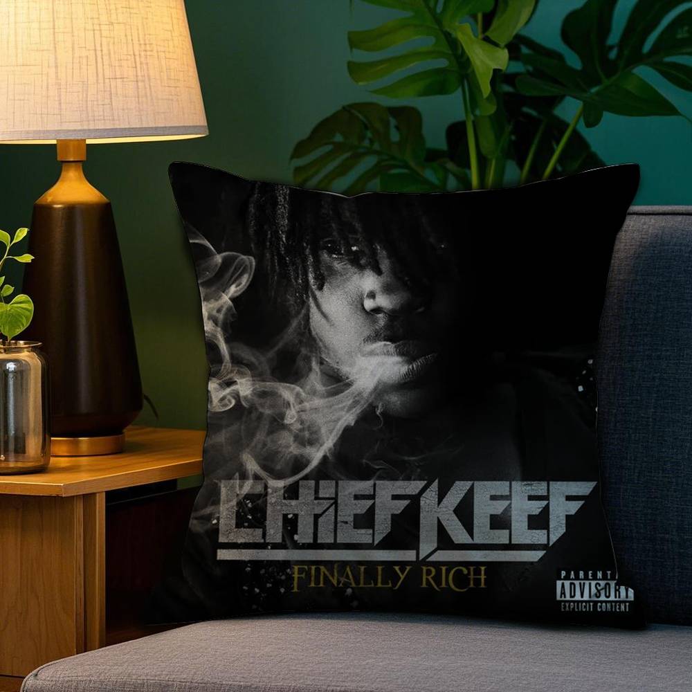 Наволочка с изображением рэпера C-Chief K-Keef для дивана, гостиной, спальни, с двусторонней печатью, квадратная подушка, наволочка для подушки для сна