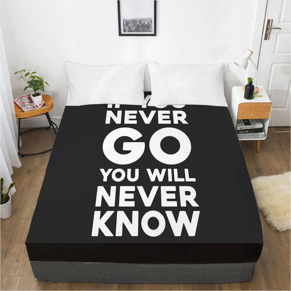 Простыни с буквами, наматрасник с резинкой, 3D простыня, постельное белье 150x200, 180x200. Простыня на заказ, дизайн любого размера.