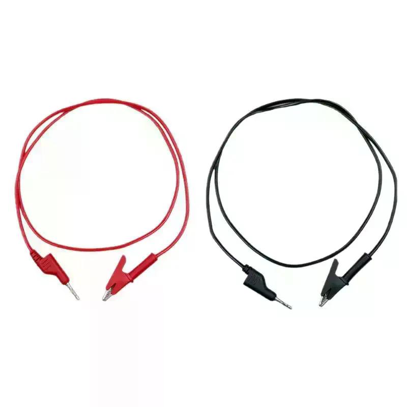 15A Электрический испытательный шнур, 1/2 шт. Двусторонний измерительный провод с 4 мм штекером типа «банан», DIY Мультиметр Зажим типа «крокодил»